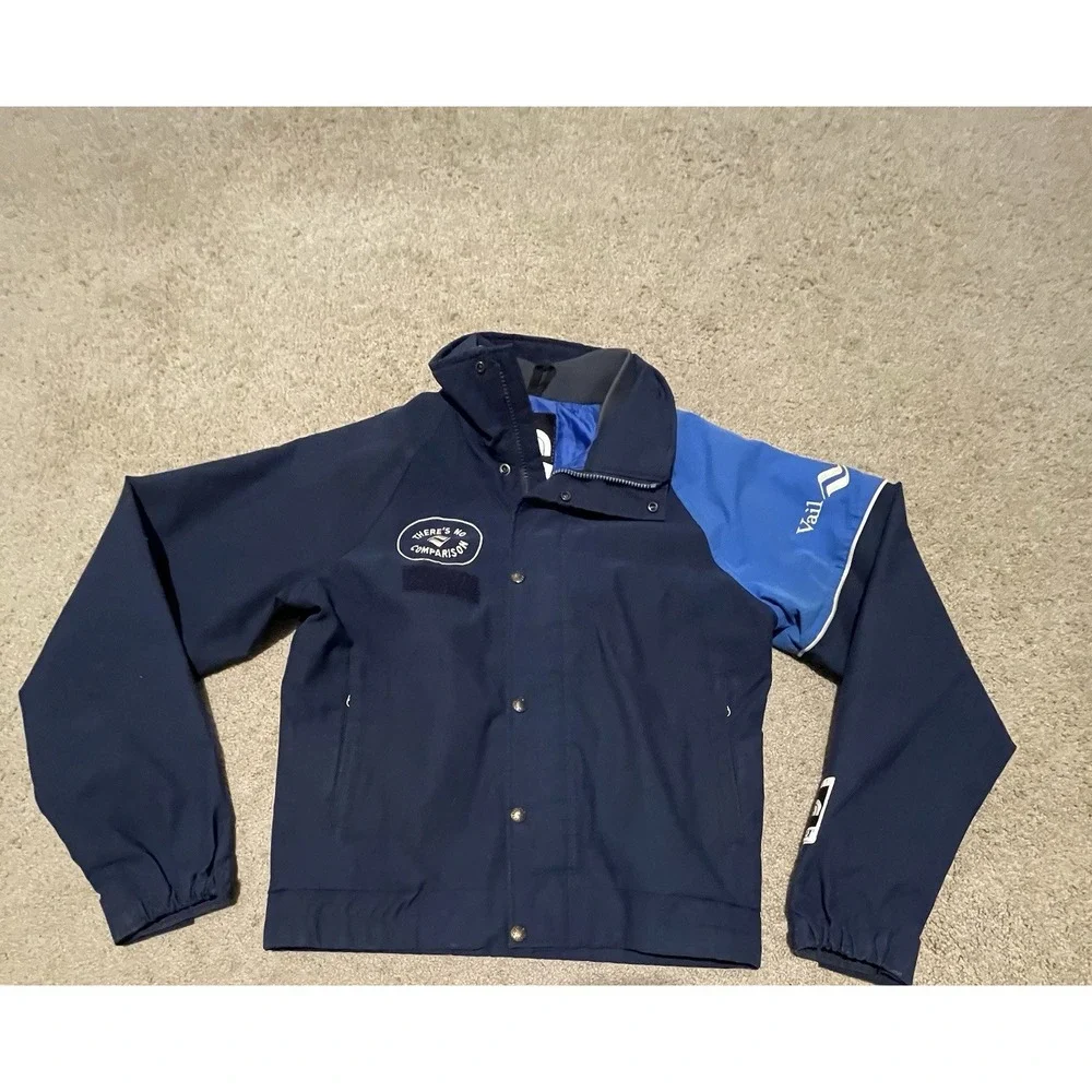 Vintage The North Face Vail Beaver Creek Ski Jacket SIZE Small MADE IN USA Blue
